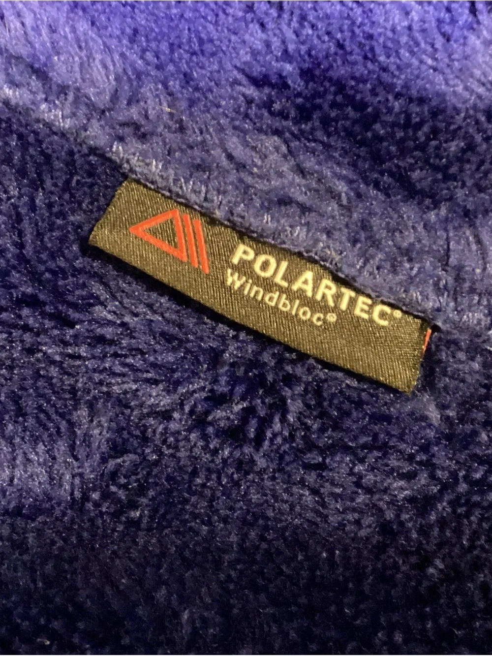 The North Face Men’s Polar Tech Windbloc Royal Blue Full-Zip Jacket Size Large